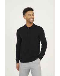 Brave Soul - Long Sleeve Knitted Polo - Lyst