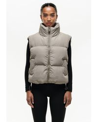Good For Nothing - Cropped Padded Gilet - Lyst