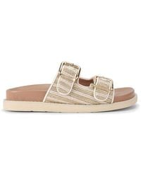 Carvela Kurt Geiger - 'Soprano Flat' Fabric Sandals - Lyst