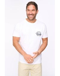 Bewley & Ritch - Milestan 100% Cotton Crew Neck Short Sleeve T-Shirt - Lyst