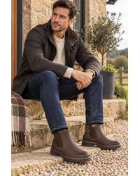 Absolute Footwear - Leather Chelsea Boots, Single Elasticated Gusset - Lyst