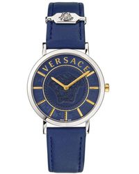Versace - Essential Stainless Steel Luxury Analogue Quartz Watch - Vek400121 - Lyst