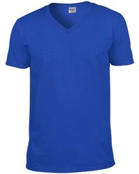 Gildan - Softstyle V Neck T-Shirt - Lyst