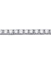 Jewelco London - 925 Cz 4 Claw Eternity Line Tennis Bracelet 3Mm 4.5 Inch - Lyst