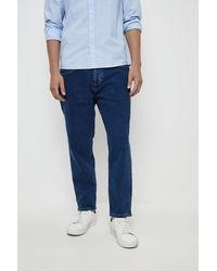 Burton - Tapered Blue Rinse Jeans - Lyst