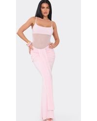 EGO - Strappy Drape Maxi Dress - Lyst