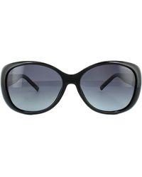 Polaroid - Fashion Shiny Black Grey Gradient Polarized Sunglasses - Lyst