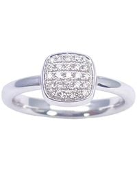 Raina Jewels - 18Ct Elegant Diamond Square Ring 0.15Ct - Lyst