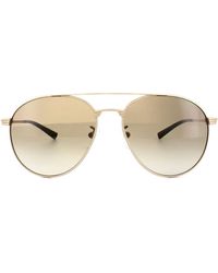 Police - Aviator Polished Rose Gold Brown Gradient Sunglasses - Lyst
