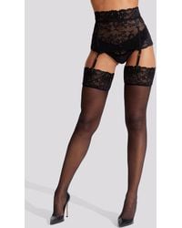 Ann Summers - Bow Back Stocking & Suspender Set - Lyst