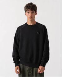 Moose Knuckles - Long Sleeve Crew Neck Logo Detail Relaxed Fit Sweatshirt - Lyst