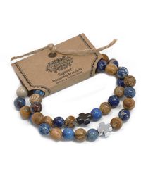 KDMD - Set Of 2 Gemstones Friendship Bracelets - Lyst