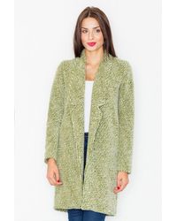 Love Lace - Wool Classic Padded Coat With Pockets - Lyst