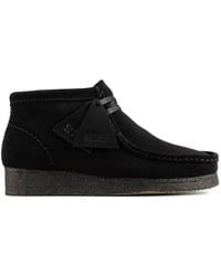 Clarks - Wallabee Boot Suede Ankle Boots, Wallabee, Lace Up - Lyst