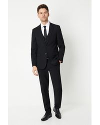 Burton - Skinny Fit Black Essential Suit Trousers - Lyst