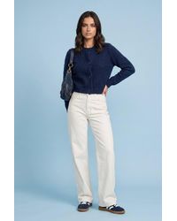 Urban Bliss - Wool Blend Cropped Cardigan - Lyst