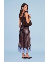 Urban Bliss - Lace Spot Maxi Skirt - Lyst