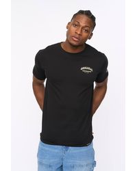 Crosshatch - Labstock Crew Neck Cotton T-Shirt With Graphic Print - Lyst