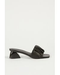 Warehouse - Ruched Heeled Sandal - Lyst