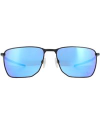Oakley - Rectangle Moto Gp Satin Black Prizm Sapphire Sunglasses - Lyst