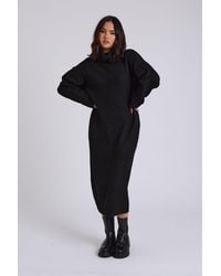 Urban Bliss - Roll Neck Midi Dress - Lyst