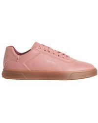 Calvin Klein - Low Profile Oxford Leather Trainers Moonstruck Gum - Lyst