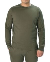 Smart Living - Classic Plain Crew Neck Long Sleeve Pullover Sweatshirt Jumper - Lyst