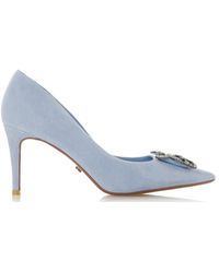 Dune - 'betti' Suede Court Shoes - Lyst