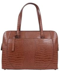 Jones Bootmaker - Wynter Croc Leather Shoulder Bag - Lyst