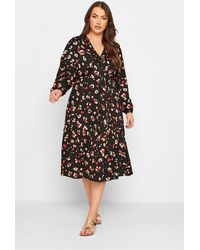 Yours - Button Through Dress - Lyst