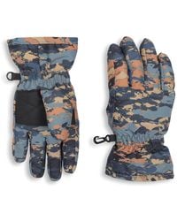 Mountain Warehouse - Printed Soft Warm Snowproof Stretch Cuffs Fleece Lined Ski Gloves - Lyst
