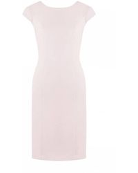 Love Lace - Knitted Cap Sleeve Dress With Zip - Lyst