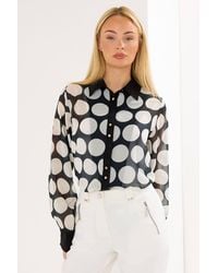 Star by Julien MacDonald - Polka Dot Print Shirt - Lyst