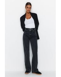WOVCOR - Vintage High Waisted Wide Leg Jeans - Lyst