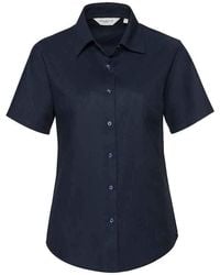 Russell Collection - Oxford Short-Sleeved Shirt - Lyst