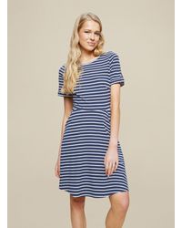 Dorothy Perkins - Navy Stripe T-shirt Dress - Lyst