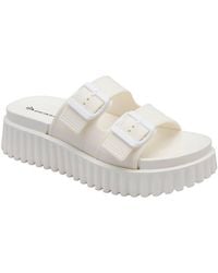 Dunlop - 'Kelly' Open-Toe Mule Sandals - Lyst