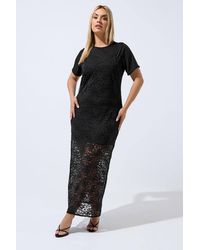 Yours - 2-In-1 Maxi T-Shirt Dress - Lyst
