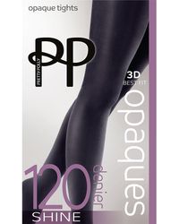 Pretty Polly - Premium Opaques 120 Denier 3d Shine Tights - Lyst