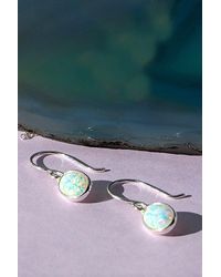 Otis Jaxon London - Welo Opal Sterling October Birthstone Drop Earrings - Lyst
