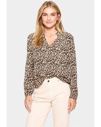 Saint Tropez - Edasz V-Neck Long Sleeve Blouse - Lyst
