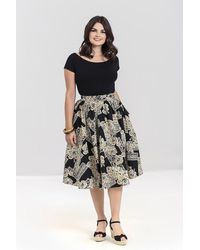 Hell Bunny - Dominique 50's Style Floral Skirt - Lyst