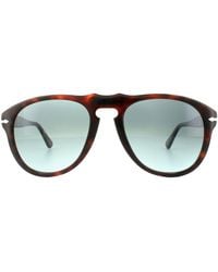 Persol - Aviator Dark Havana Light Gradient Sunglasses - Lyst