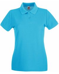 Fruit Of The Loom - Premium Fitted Short-Sleeved Polo Shirt - Lyst