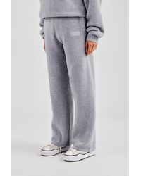 CERNUCCI - Knit Wide Leg Embroidered Jogger - Lyst