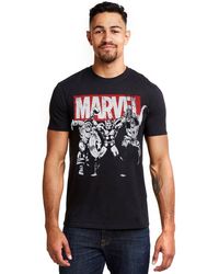 Marvel - Trio Heroes Cotton T-shirt - Lyst
