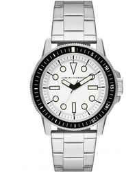 Armani Exchange - Stainless Steel Fashion Analogue Quartz Watch - Ax1853 - Lyst