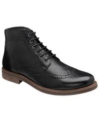 Frank Wright - 'Magnus' Leather Brogue Ankle Boot - Lyst