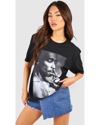 Boohoo - Tupac License Band T-shirt - Lyst