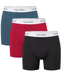 Calvin Klein - 3 Pack Modern Cotton Stretch Boxer Brief - Lyst